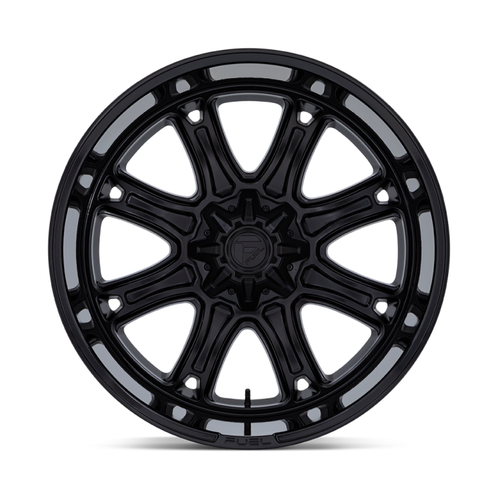 Felga aluminiowa DARKSTAR Matte Black W/ Gloss Black Lip FUEL - ujęcie 3