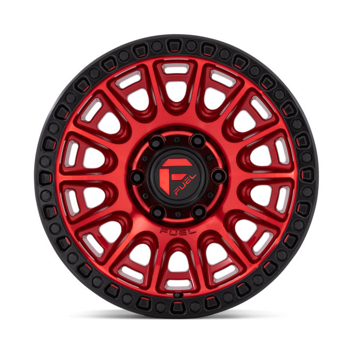 Felga aluminiowa D834 CYCLE Candy Red W/ Black Ring FUEL - ujęcie 2