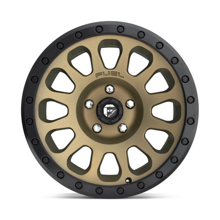 Felga aluminiowa D600 VECTOR Matte Bronze Black Bead Ring FUEL - ujęcie 3