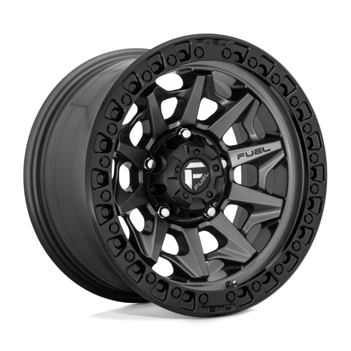 Felga aluminiowa D716 COVERT Matte Gun Metal Black Bead Ring FUEL
