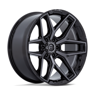 Felga aluminiowa FLUX Gloss Black Brush Fc Gray Ddt FUEL