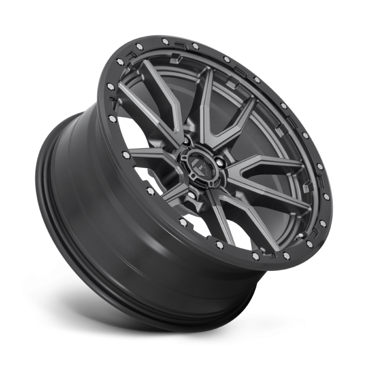 Felga aluminiowa D680 REBEL Matte Gun Metal Black Bead Ring FUEL - ujęcie 2