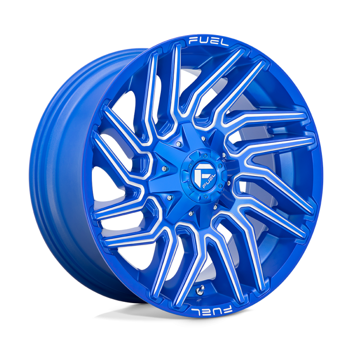 Felga aluminiowa D774 TYPHOON Anodized Blue Milled FUEL