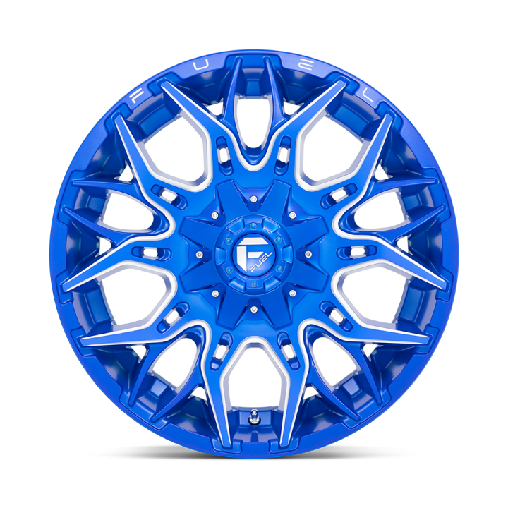 Felga aluminiowa D770 TWITCH Anodized Blue Milled FUEL - ujęcie 2