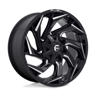 Felga aluminiowa D753 REACTION Gloss Black Milled FUEL
