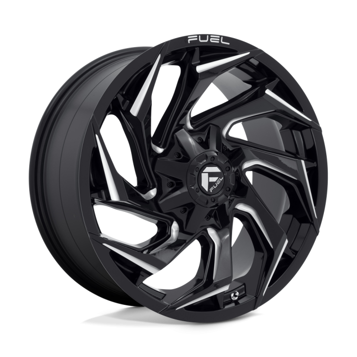 Felga aluminiowa D753 REACTION Gloss Black Milled FUEL