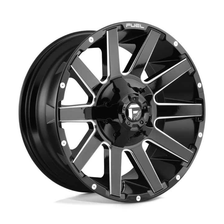 Felga aluminiowa D615 CONTRA Gloss Black Milled FUEL