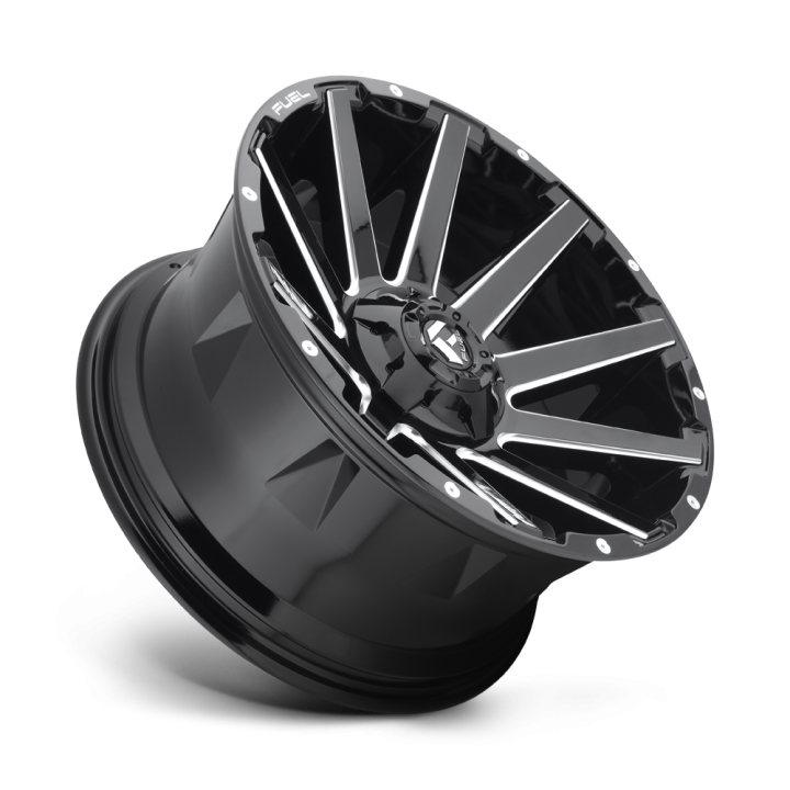 Felga aluminiowa D615 CONTRA Gloss Black Milled FUEL - ujęcie 3