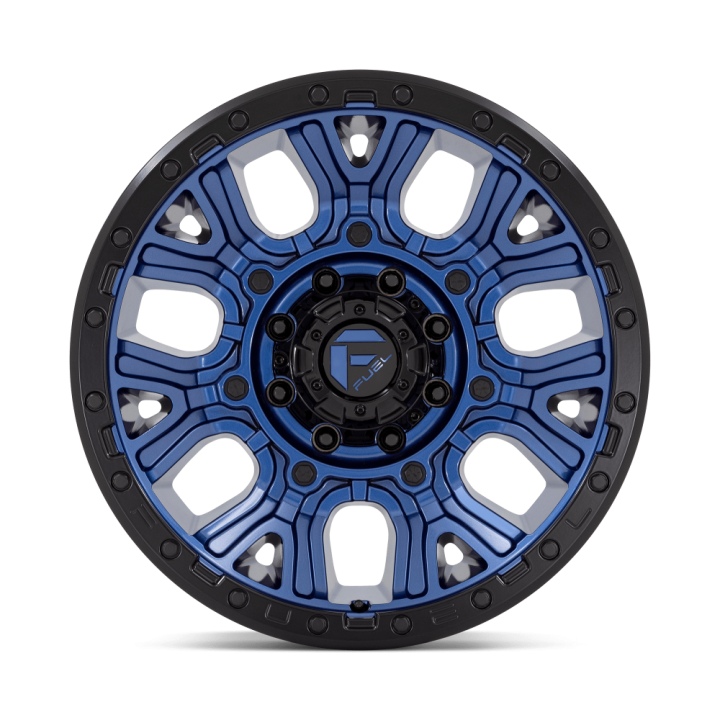 Felga aluminiowa D827 TRACTION Dark Blue W/ Black Ring FUEL - ujęcie 3
