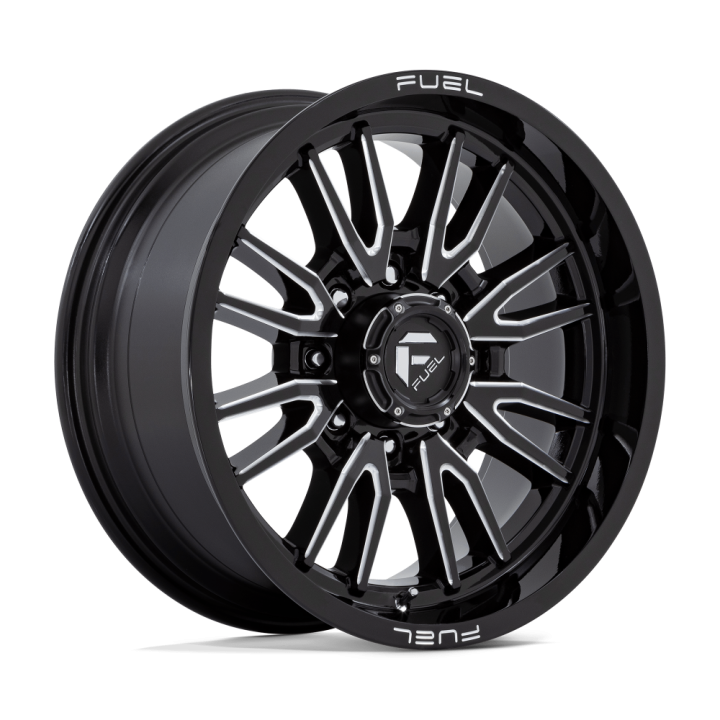 Felga aluminiowa D761 CLASH Gloss Black Milled FUEL