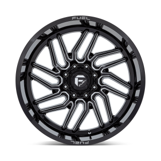 Felga aluminiowa D807 HURRICANE Gloss Black Milled FUEL - ujęcie 2