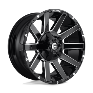 Felga aluminiowa D615 CONTRA Gloss Black Milled FUEL