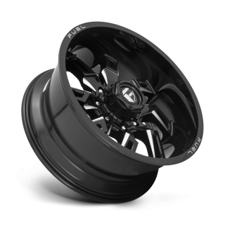 Felga aluminiowa D747 LOCKDOWN Gloss Black Milled FUEL - ujęcie 2