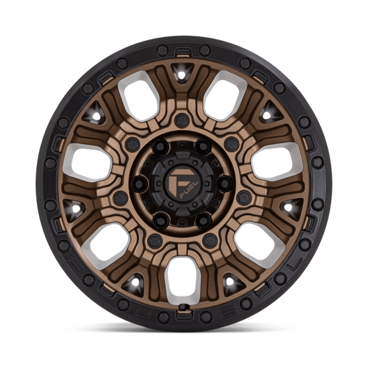 Felga aluminiowa D826 TRACTION Matte Bronze W/ Black Ring FUEL - ujęcie 3