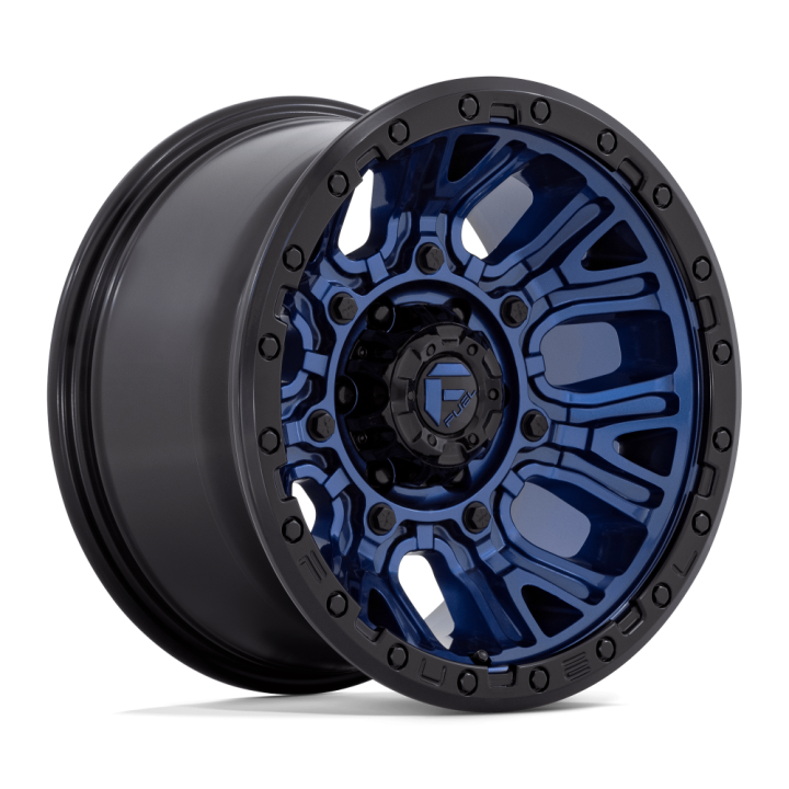 Felga aluminiowa D827 TRACTION Dark Blue W/ Black Ring FUEL