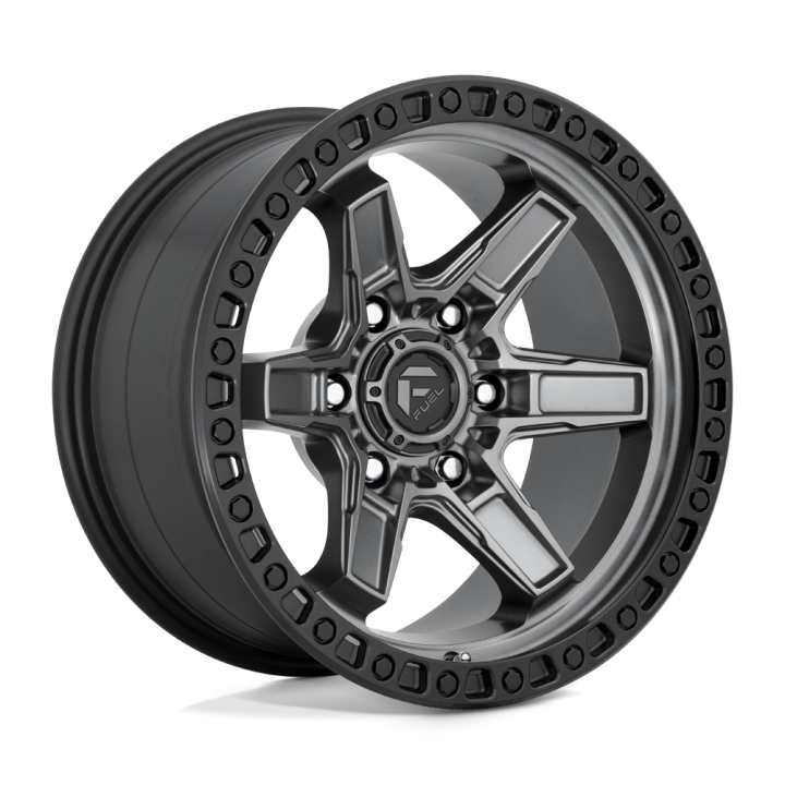 Felga aluminiowa D698 KICKER Matte Gun Metal Black Bead Ring FUEL