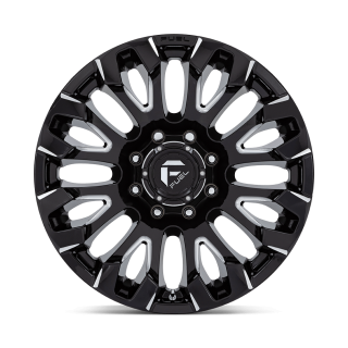 Felga aluminiowa D828 QUAKE Gloss Black Milled FUEL - ujęcie 2