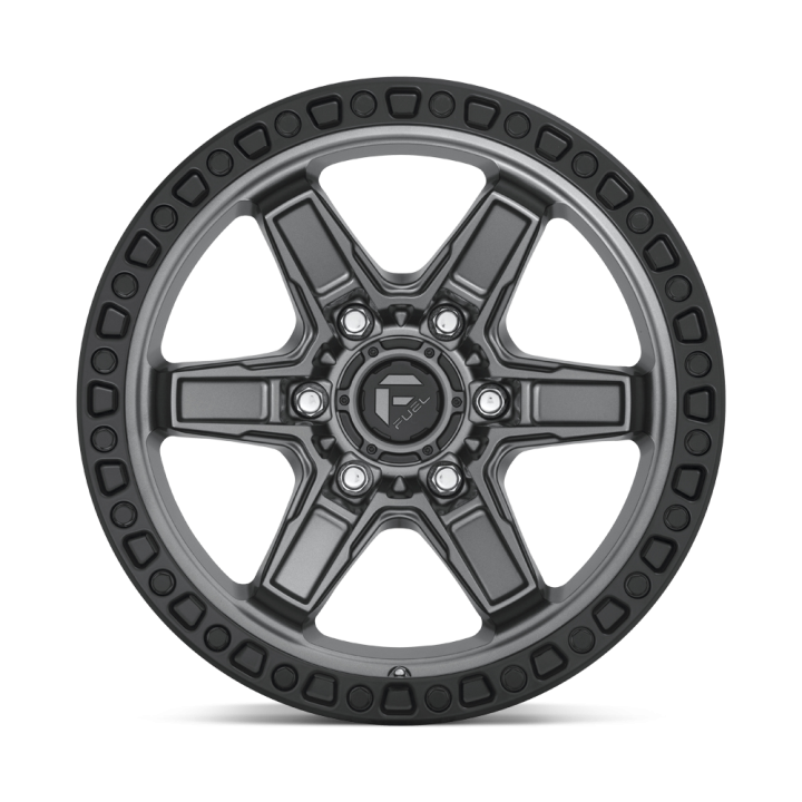 Felga aluminiowa D698 KICKER Matte Gun Metal Black Bead Ring FUEL - ujęcie 2