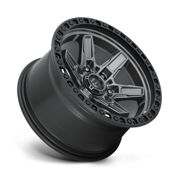 Felga aluminiowa D698 KICKER Matte Gun Metal Black Bead Ring FUEL - ujęcie 3