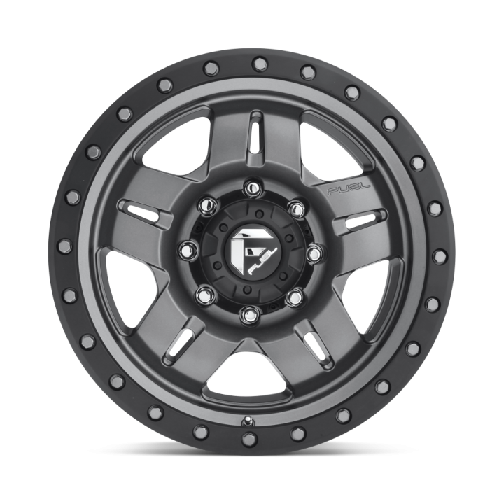 Felga aluminiowa D558 ANZA Matte Gun Metal Black Bead Ring FUEL - ujęcie 2