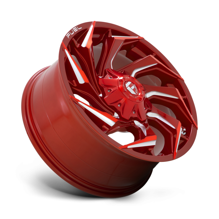 Felga aluminiowa D754 REACTION Candy Red Milled FUEL - ujęcie 2