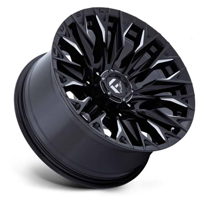 Felga aluminiowa D803 FLAME Gloss Black Milled FUEL - ujęcie 3