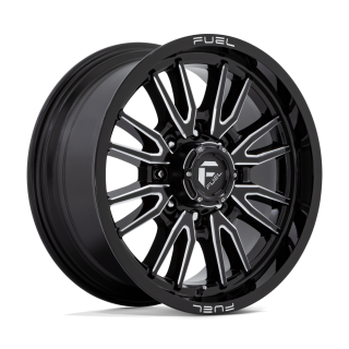 Felga aluminiowa D761 CLASH Gloss Black Milled FUEL
