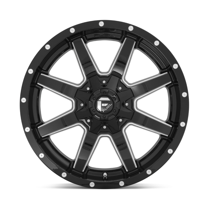 Felga aluminiowa D610 MAVERICK Gloss Black Milled FUEL - ujęcie 3