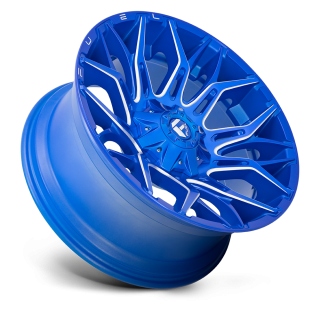 Felga aluminiowa D770 TWITCH Anodized Blue Milled FUEL - ujęcie 2