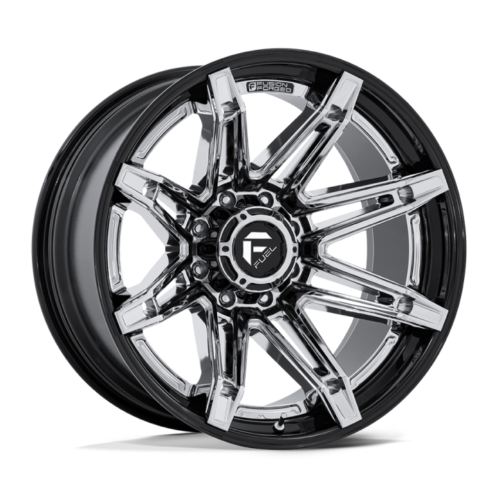 Felga aluminiowa FC401 BRAWL Chrome W/ Gloss Black Lip FUEL