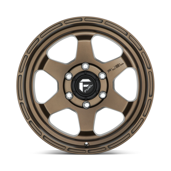 Felga aluminiowa D666 SHOK Matte Bronze FUEL - ujęcie 2