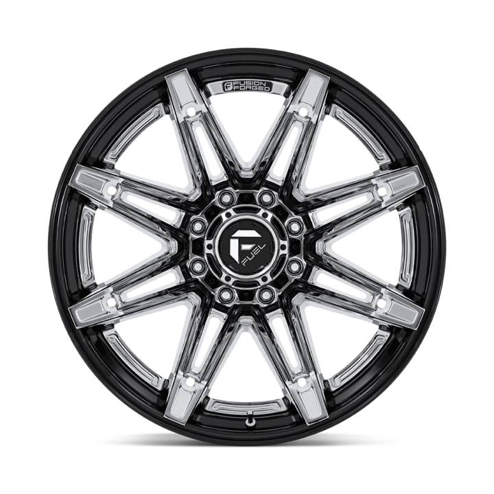 Felga aluminiowa FC401 BRAWL Chrome W/ Gloss Black Lip FUEL - ujęcie 3