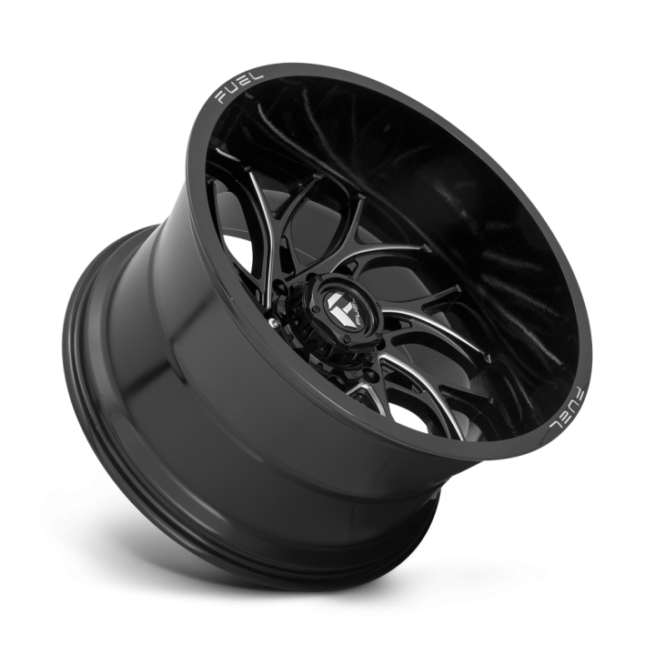 Felga aluminiowa D741 RUNNER Gloss Black Milled FUEL - ujęcie 3