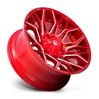 Felga aluminiowa D771 TWITCH Candy Red Milled FUEL - ujęcie 2