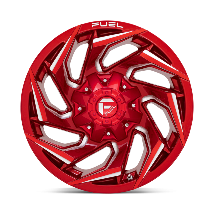 Felga aluminiowa D754 REACTION Candy Red Milled FUEL - ujęcie 2