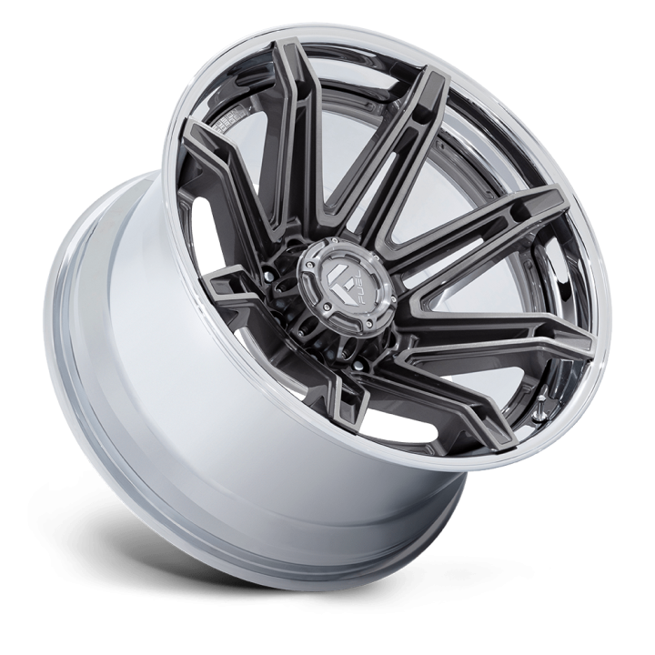 Felga aluminiowa FC401 BRAWL Platinum W/ Chrome Lip FUEL - ujęcie 2