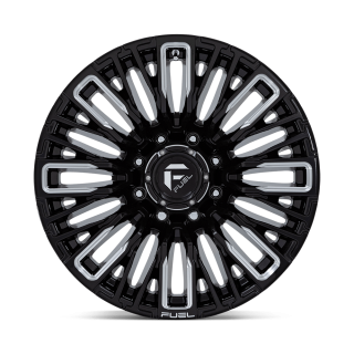 Felga aluminiowa D849 REBAR Gloss Black Milled FUEL - ujęcie 2