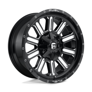 Felga aluminiowa D620 HARDLINE Gloss Black Milled FUEL