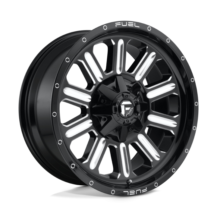 Felga aluminiowa D620 HARDLINE Gloss Black Milled FUEL