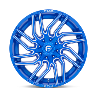 Felga aluminiowa TYPHOON Anodized Blue Milled FUEL - ujęcie 2