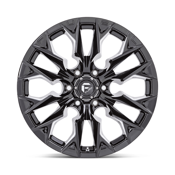 Felga aluminiowa D803 FLAME Gloss Black Milled FUEL - ujęcie 2