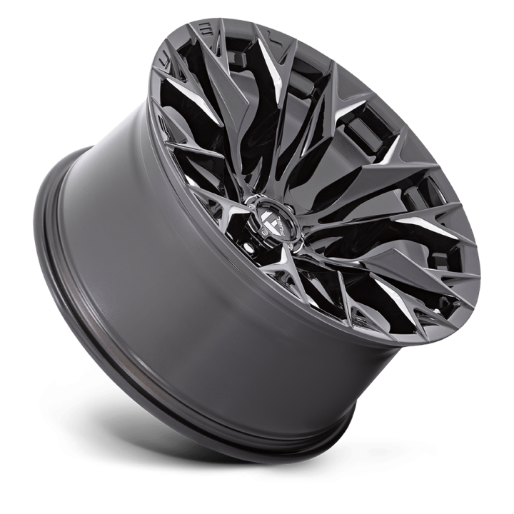 Felga aluminiowa D803 FLAME Gloss Black Milled FUEL - ujęcie 3