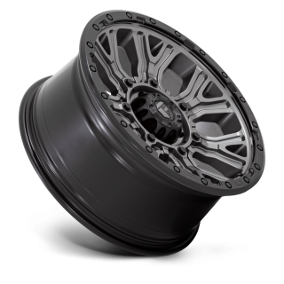 Felga aluminiowa D825 TRACTION Matte Gunmetal W/ Black Ring FUEL - ujęcie 2