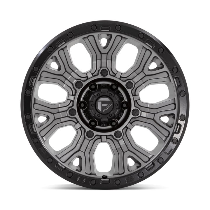 Felga aluminiowa D825 TRACTION Matte Gunmetal W/ Black Ring FUEL - ujęcie 3