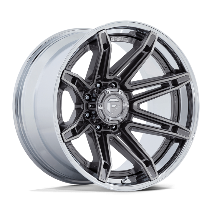 Felga aluminiowa FC401 BRAWL Platinum W/ Chrome Lip FUEL