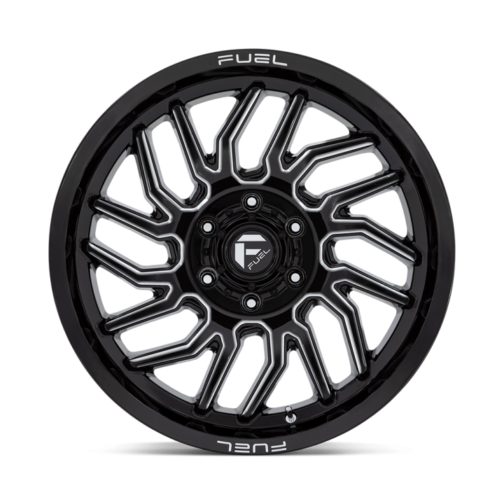 Felga aluminiowa D807 HURRICANE Gloss Black Milled FUEL - ujęcie 2