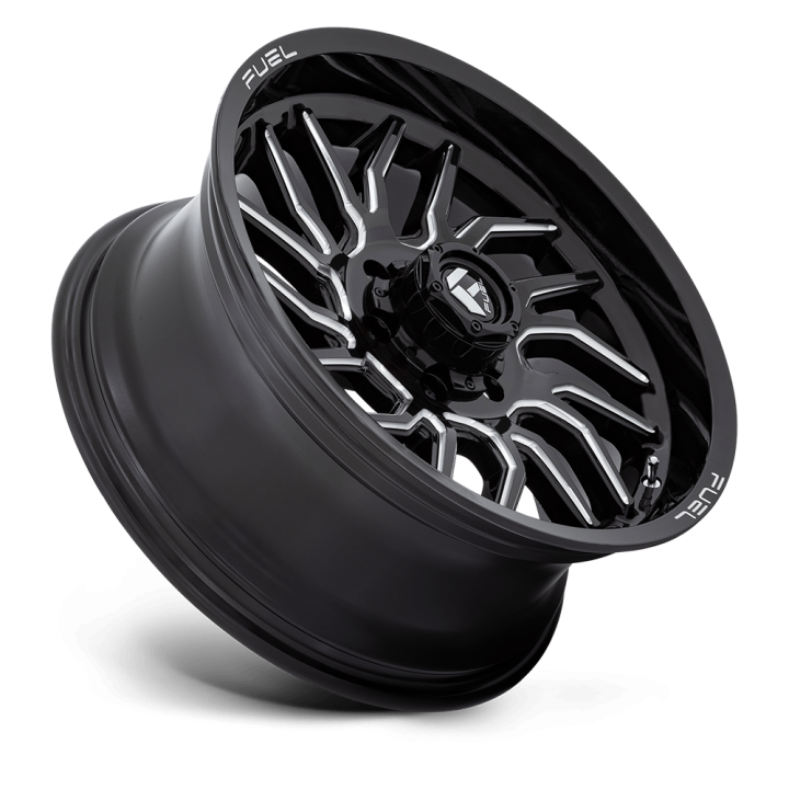Felga aluminiowa D807 HURRICANE Gloss Black Milled FUEL - ujęcie 3