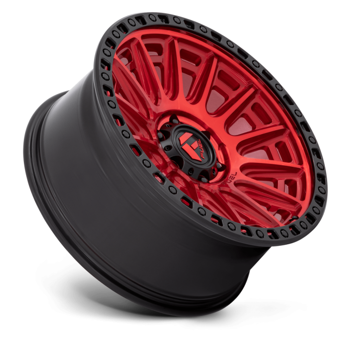 Felga aluminiowa D834 CYCLE Candy Red W/ Black Ring FUEL - ujęcie 2