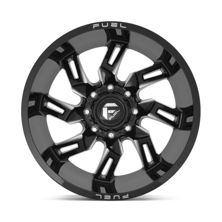 Felga aluminiowa D747 LOCKDOWN Gloss Black Milled FUEL - ujęcie 3