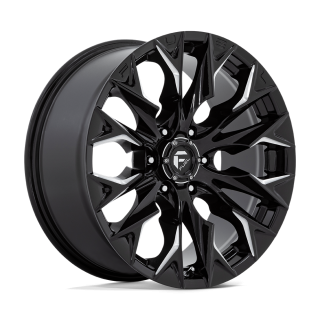 Felga aluminiowa D803 FLAME Gloss Black Milled FUEL